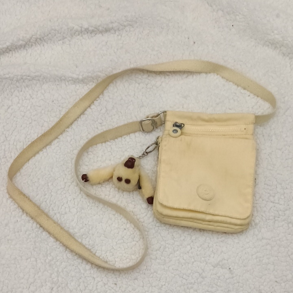 Kipling Cream Crossbody Bag